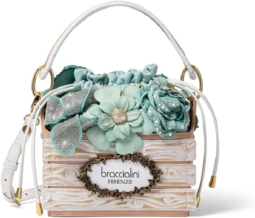 Braccialini Borsa Tema Cassetta dei Fiori